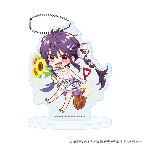 『がっこうぐらし!』アクリルスタンドキーホルダー09/恵飛須沢胡桃B(描き下ろしイラスト)